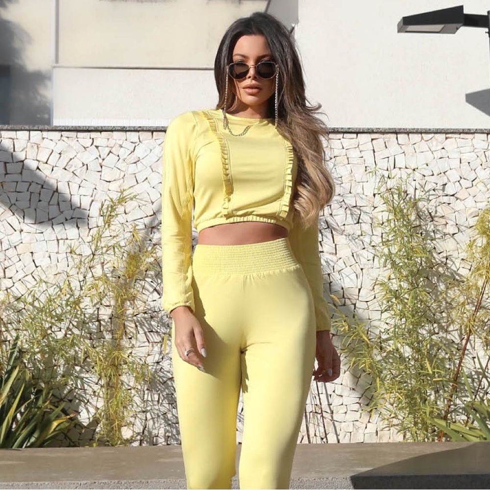 Ruffled Sweatsuit